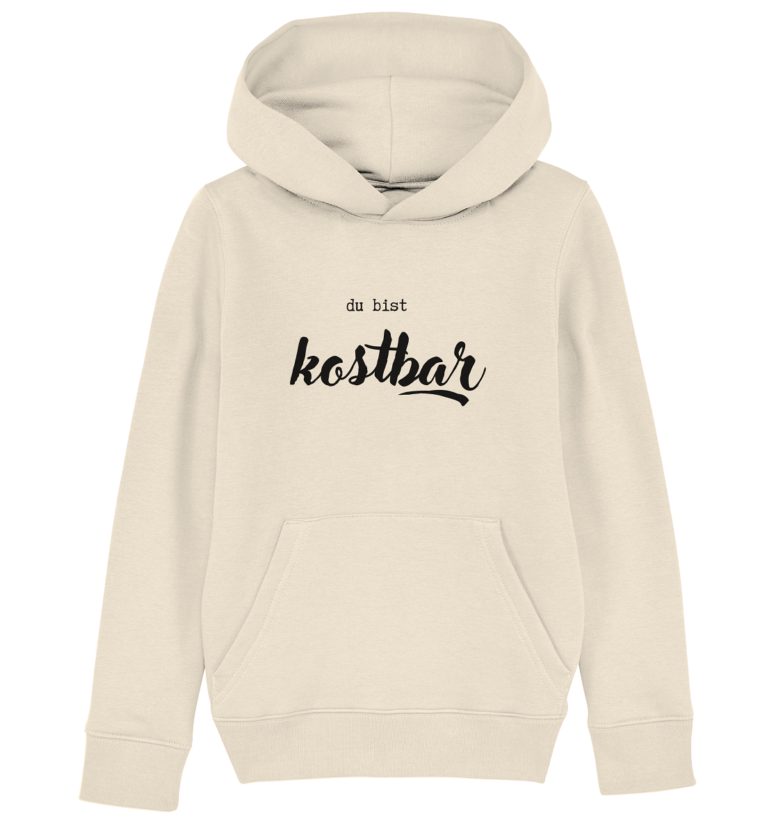 Kostbar - Kids Organic Hoodie - wertvoll und geliebt 