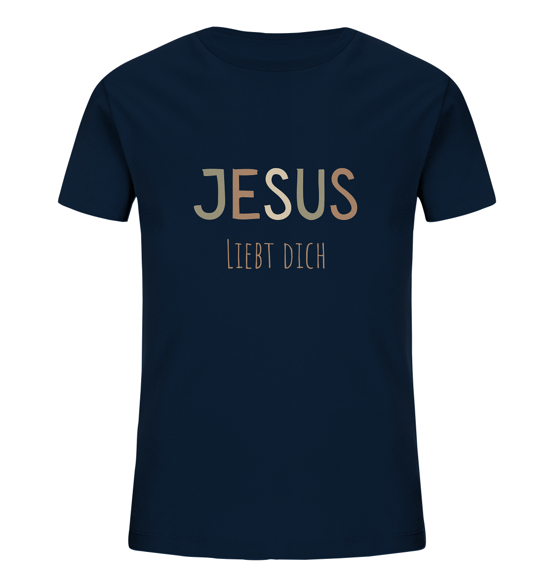 Jesus liebt dich Jungen - Kids Organic Shirt - wertvoll und geliebt 