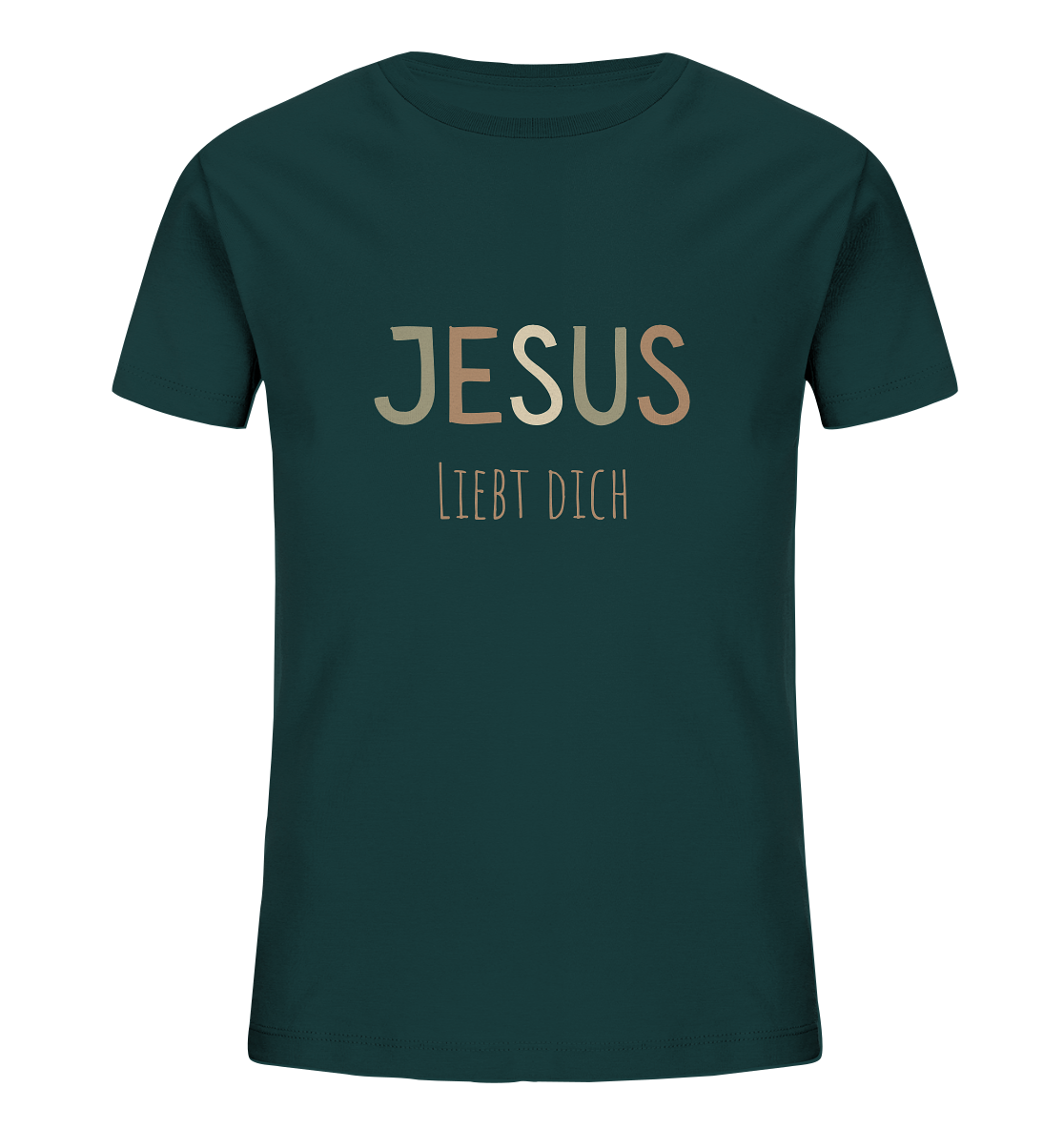 Jesus liebt dich Jungen - Kids Organic Shirt - wertvoll und geliebt 