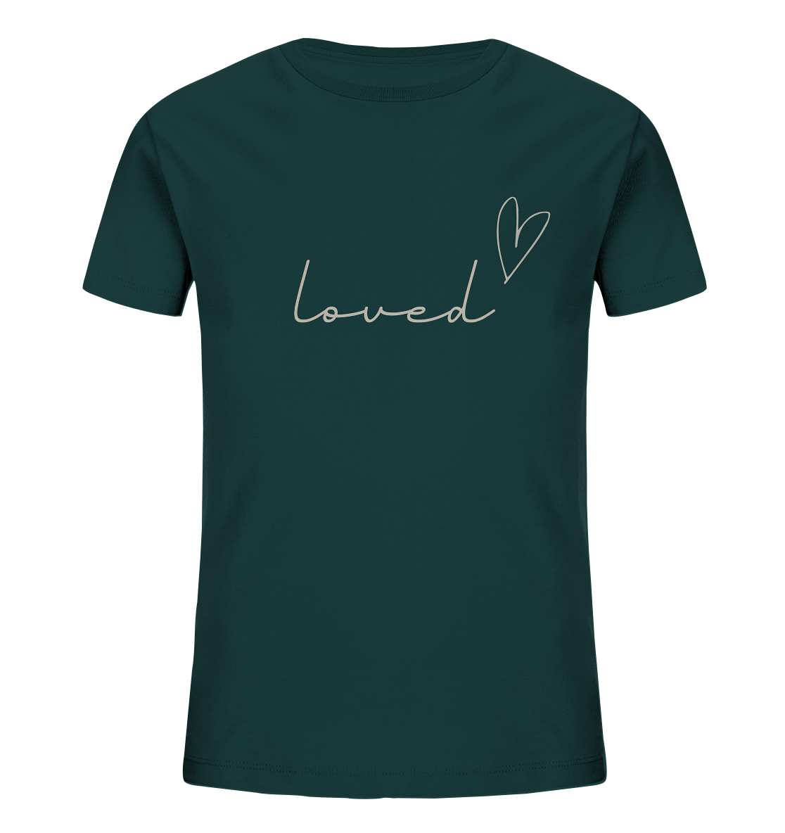loved - Kids Organic Shirt - wertvoll und geliebt 