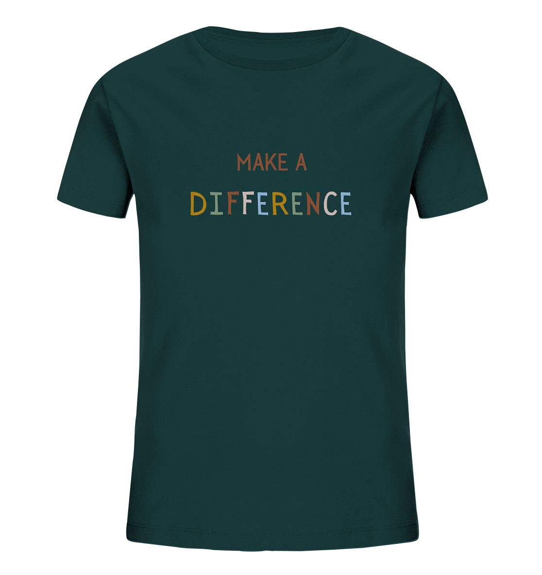 Make a difference - Kids Organic Shirt - wertvoll und geliebt 