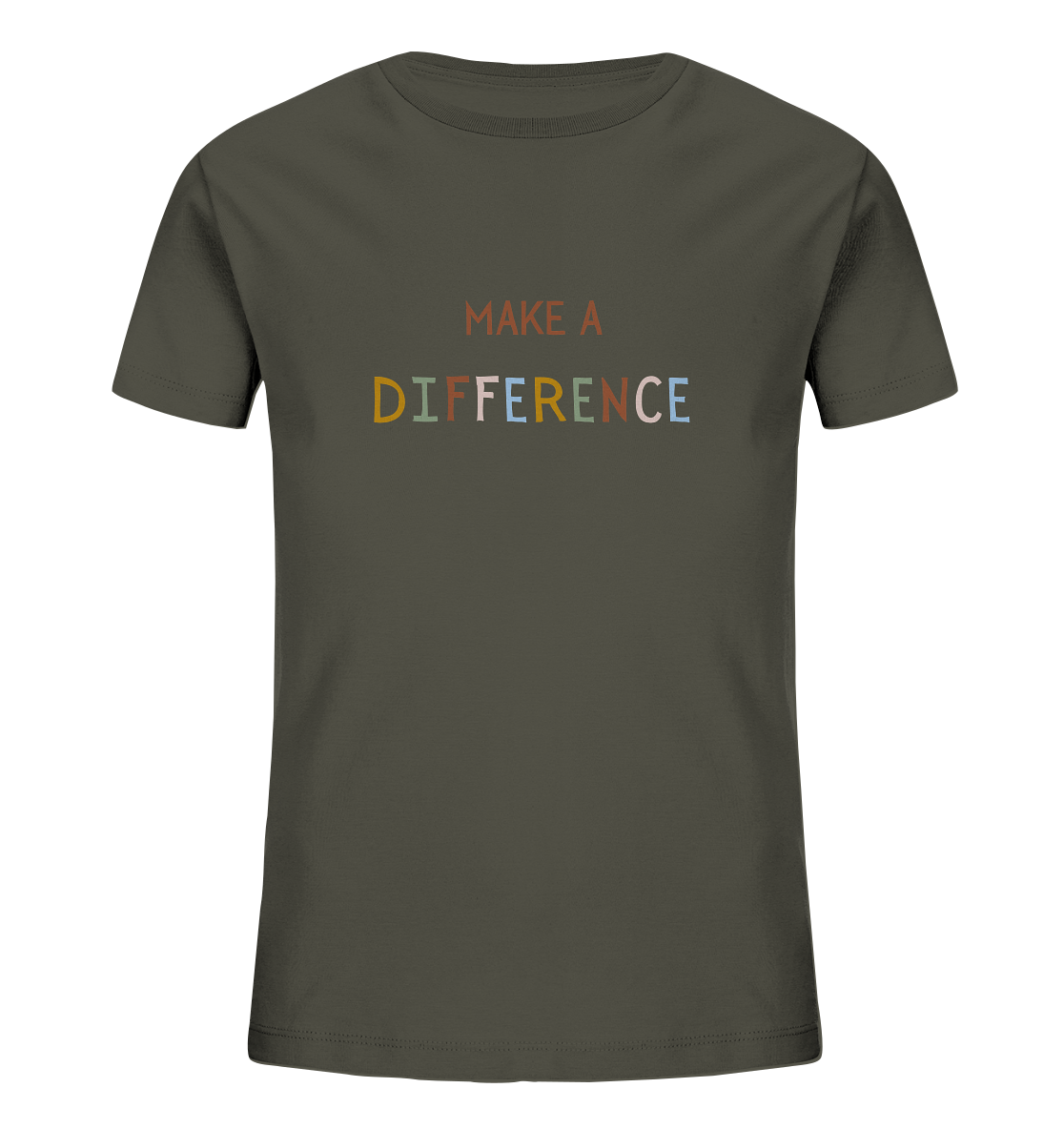Make a difference - Kids Organic Shirt - wertvoll und geliebt 