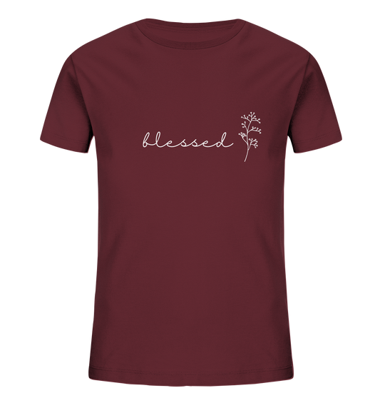 blessed - Kids Organic Shirt - wertvoll und geliebt 