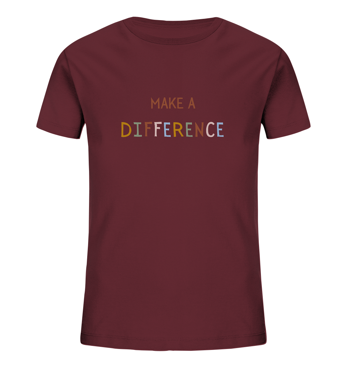 Make a difference - Kids Organic Shirt - wertvoll und geliebt 