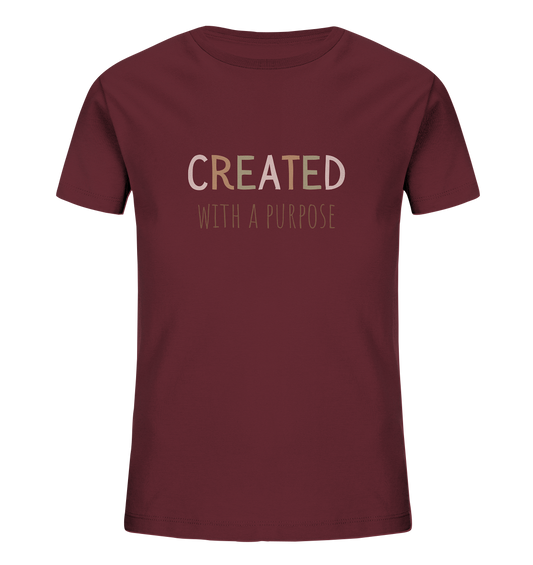 Created - Kids Organic Shirt - wertvoll und geliebt 