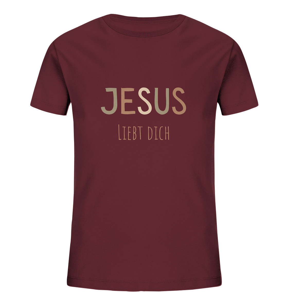 Jesus liebt dich Jungen - Kids Organic Shirt - wertvoll und geliebt 