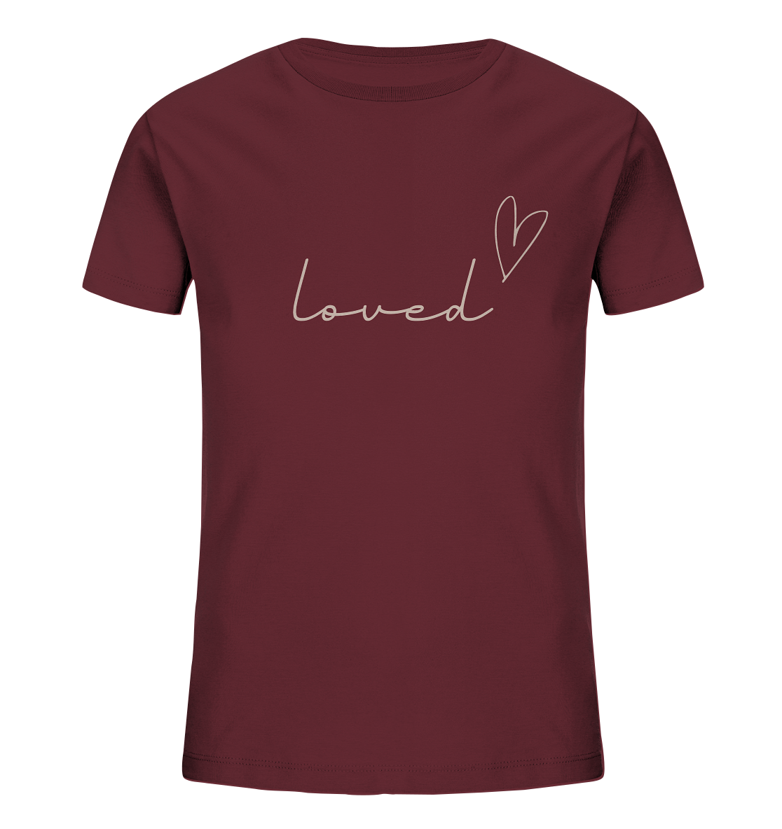 loved - Kids Organic Shirt - wertvoll und geliebt 