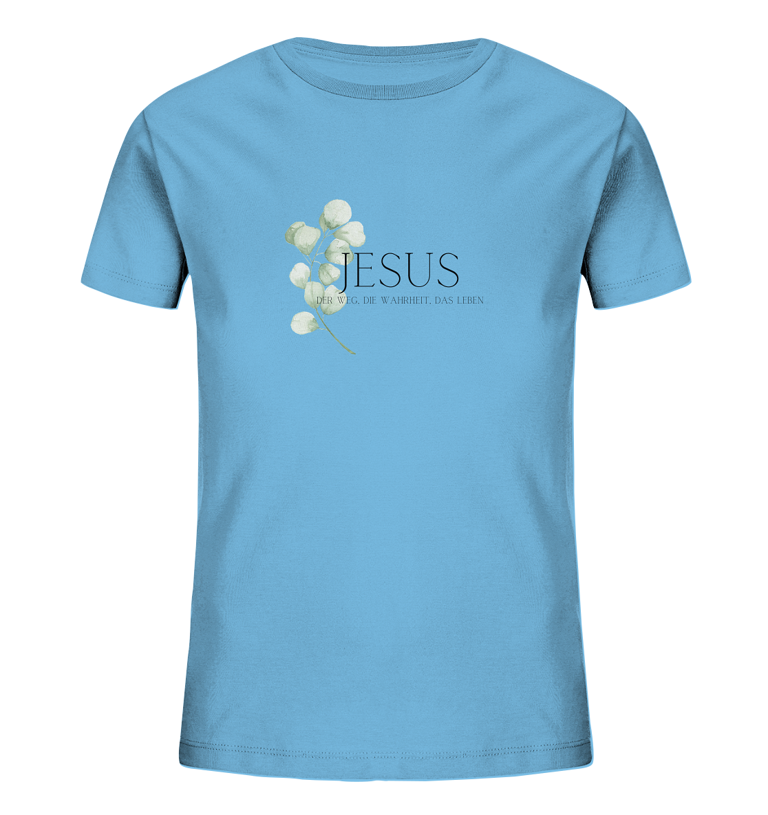 Jesus - der Weg, die Wahrheit, das Leben - Kids Organic Shirt - wertvoll und geliebt 