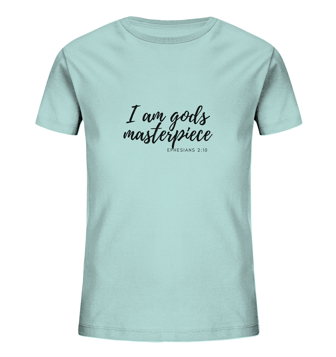 Gods Masterpiece - Kids Organic Shirt - wertvoll und geliebt 