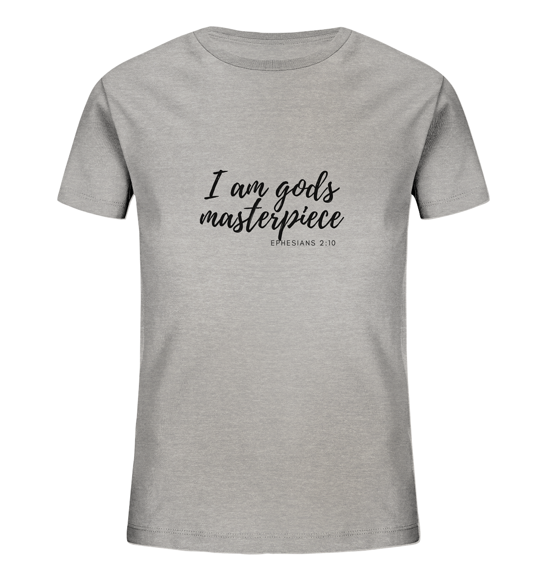 Gods Masterpiece - Kids Organic Shirt - wertvoll und geliebt 