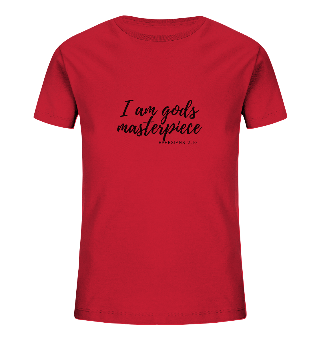 Gods Masterpiece - Kids Organic Shirt - wertvoll und geliebt 