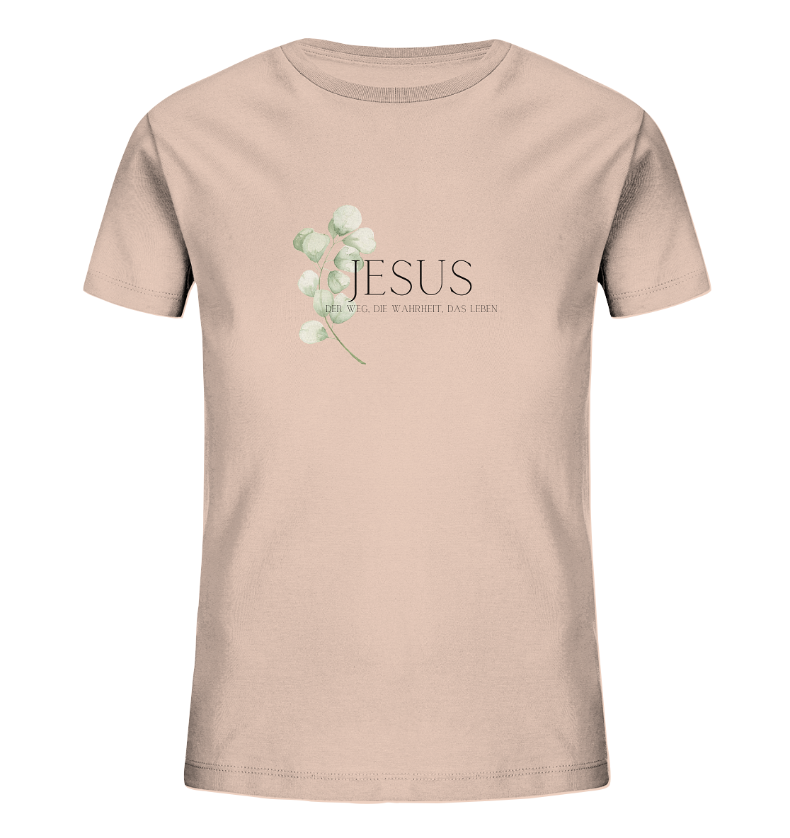 Jesus - der Weg, die Wahrheit, das Leben - Kids Organic Shirt - wertvoll und geliebt 