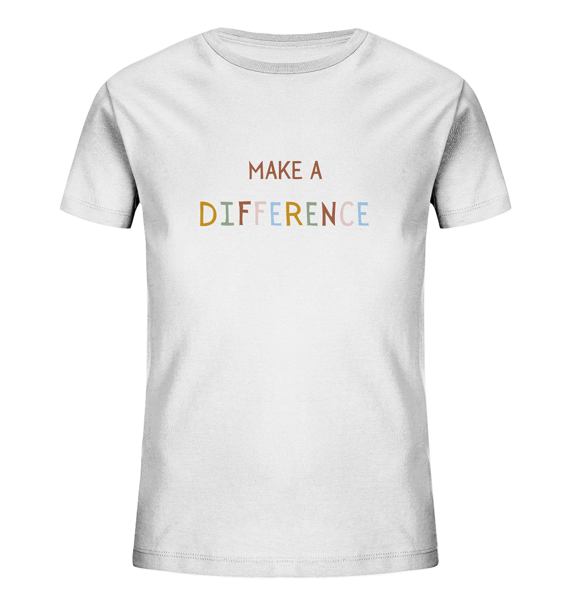 Make a difference - Kids Organic Shirt - wertvoll und geliebt 
