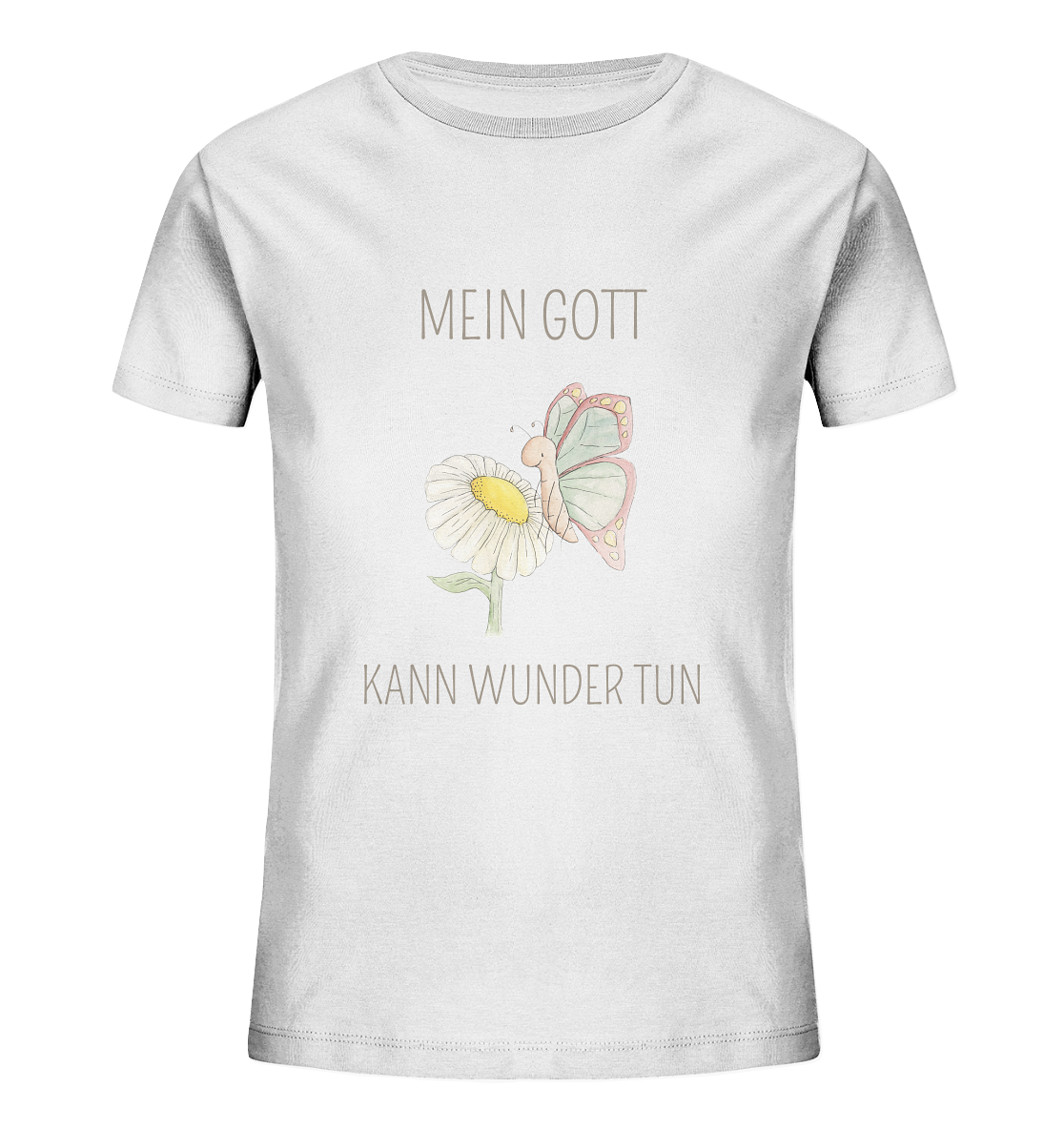 Mein Gott kann Wunder tun - Kids Organic Shirt - wertvoll und geliebt 