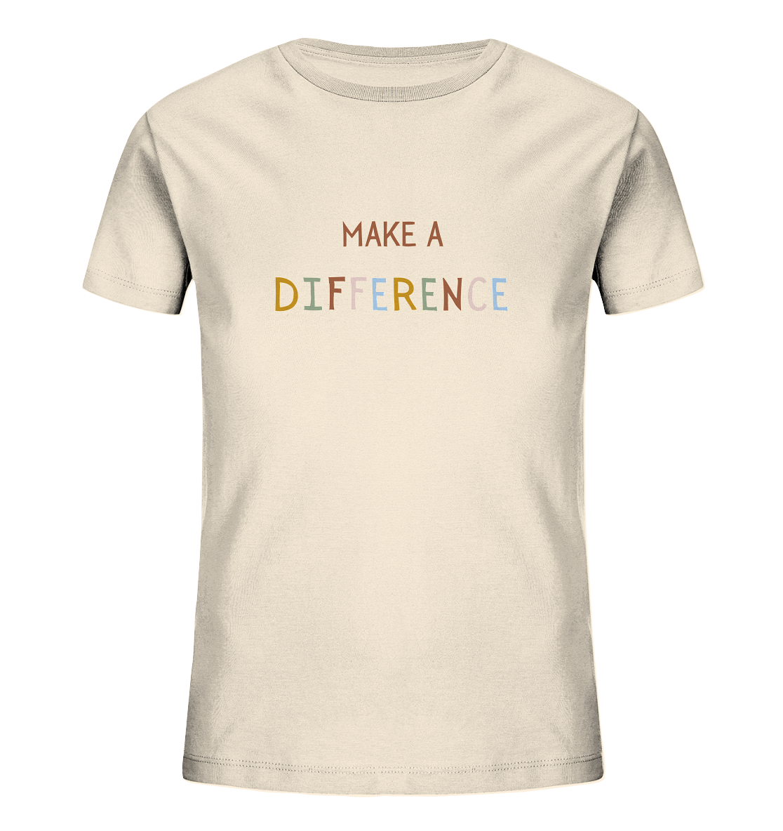 Make a difference - Kids Organic Shirt - wertvoll und geliebt 
