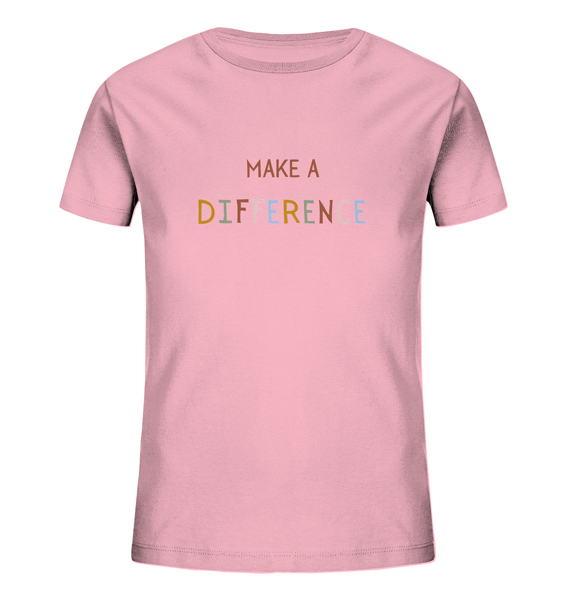 Make a difference - Kids Organic Shirt - wertvoll und geliebt 