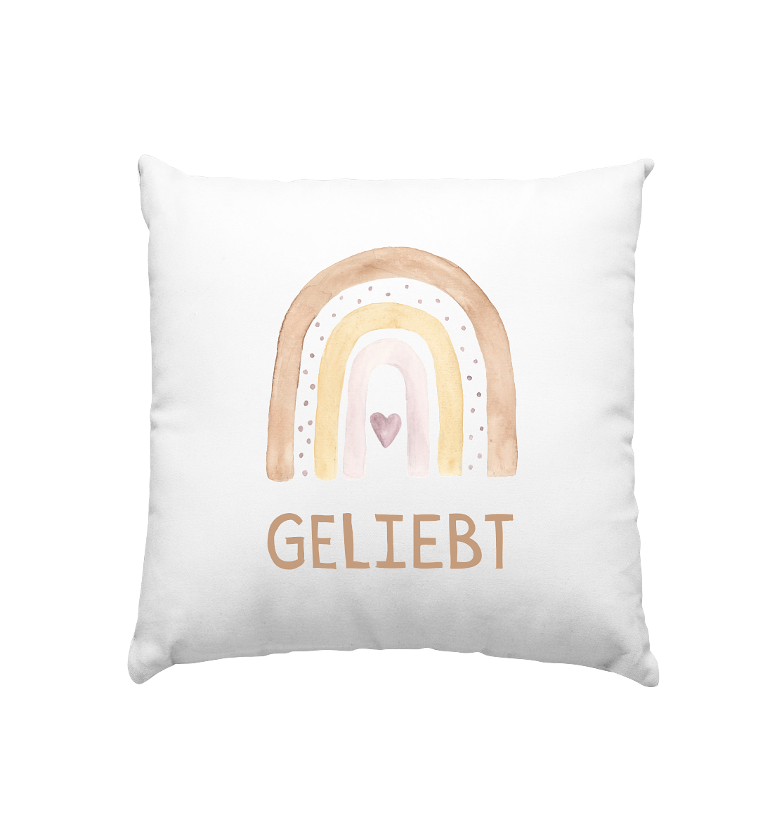 Geliebt Mädchen - Kissen 40x40cm - wertvoll und geliebt 