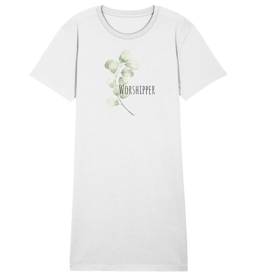 Worshipper - Ladies Organic Shirt Dress - wertvoll und geliebt 