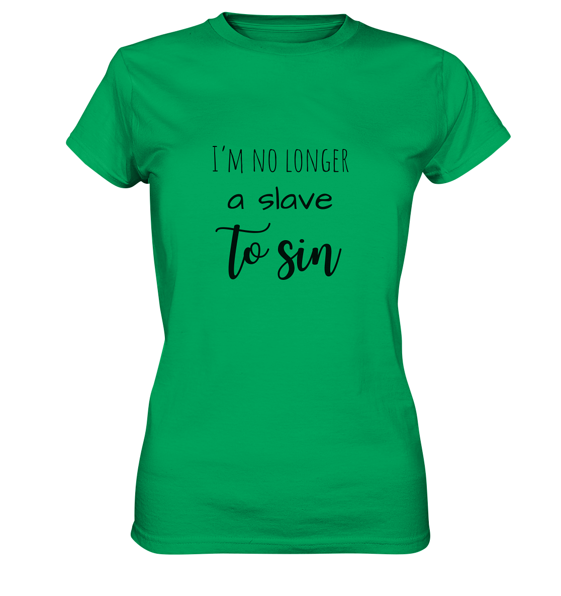 I´m no longer a slave to sin - Ladies Premium Shirt - wertvoll und geliebt 
