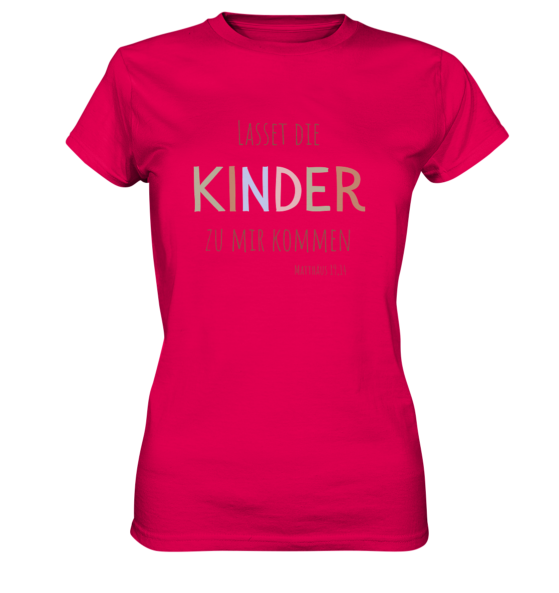 Lasset die Kinder zu mir kommen - Ladies Premium Shirt - wertvoll und geliebt 