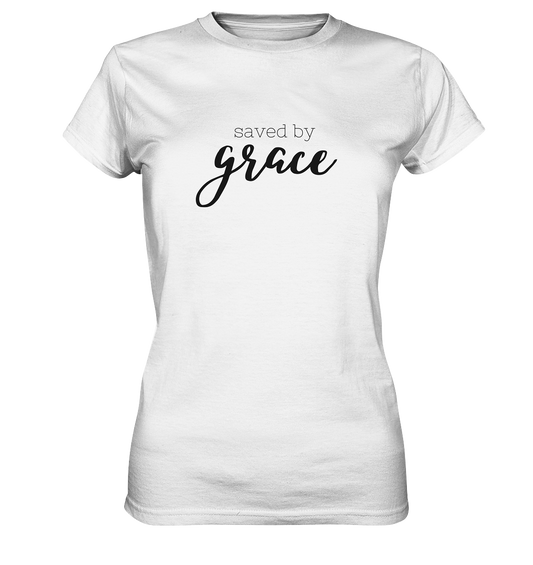 Saved by grace - Ladies Premium Shirt - wertvoll und geliebt 