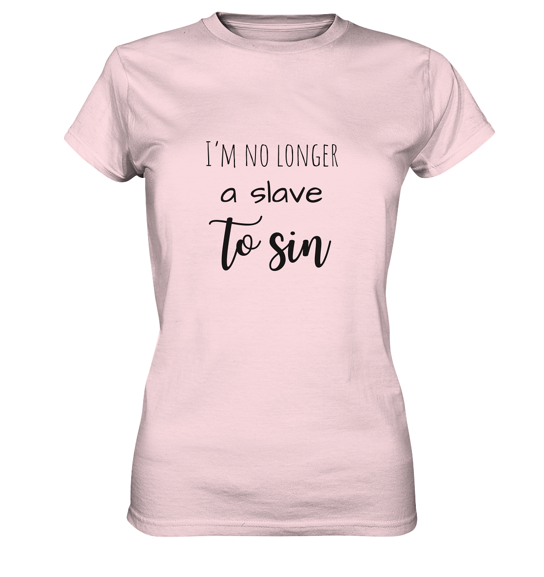 I´m no longer a slave to sin - Ladies Premium Shirt - wertvoll und geliebt 