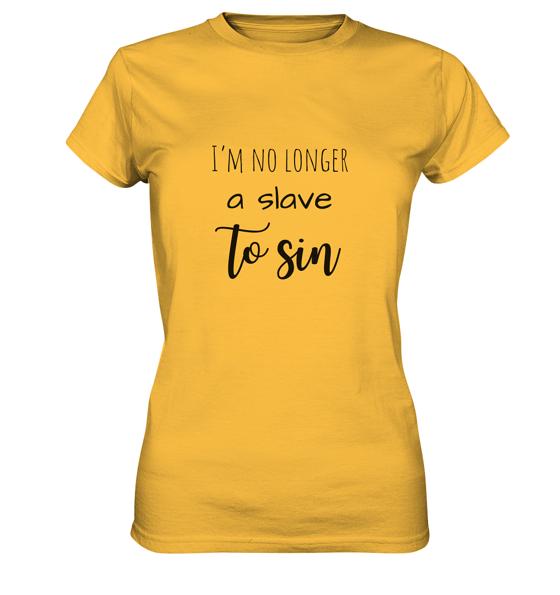 I´m no longer a slave to sin - Ladies Premium Shirt - wertvoll und geliebt 