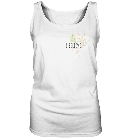 I believe - Ladies Tank-Top - wertvoll und geliebt 