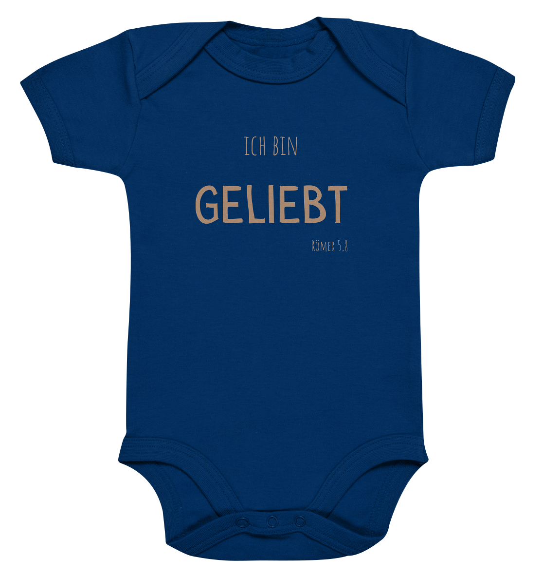 Geliebt - Organic Baby Bodysuit - wertvoll und geliebt 