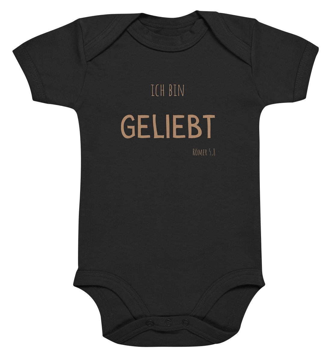 Geliebt - Organic Baby Bodysuit - wertvoll und geliebt 