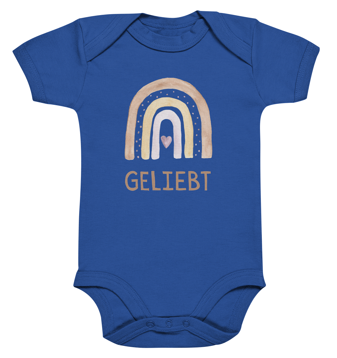 Geliebt Mädchen - Organic Baby Bodysuit - wertvoll und geliebt 