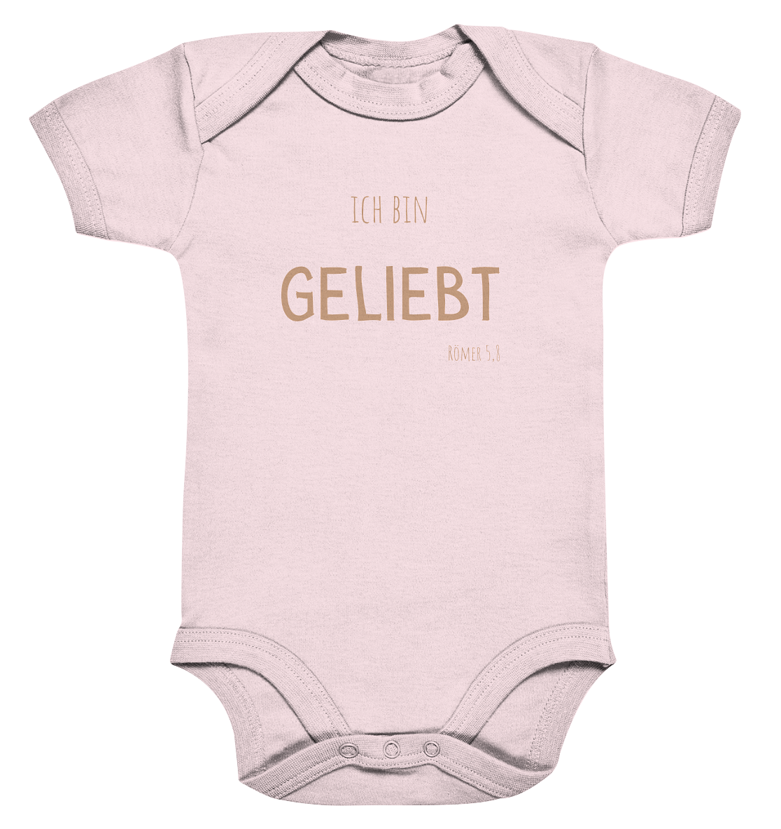 Geliebt - Organic Baby Bodysuit - wertvoll und geliebt 
