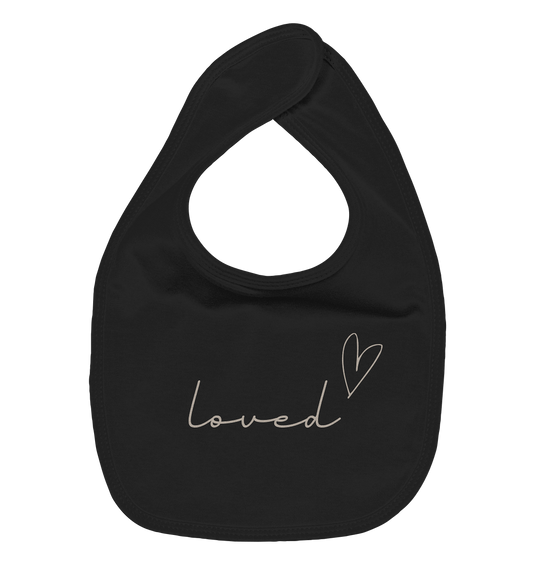 loved - Organic Baby-Lätzchen - wertvoll und geliebt 
