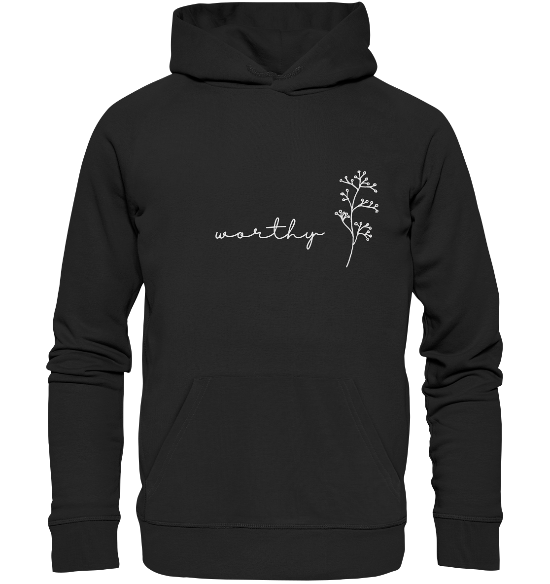 Worthy - Organic Basic Hoodie - wertvoll und geliebt 