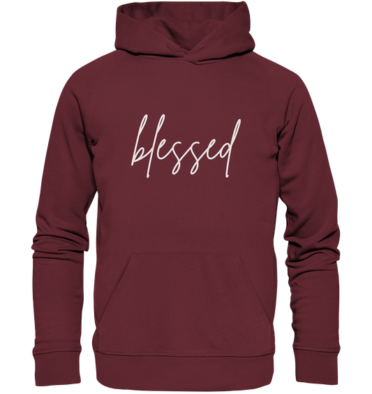 blessed - Organic Basic Hoodie - wertvoll und geliebt 