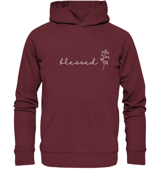 blessed - Organic Basic Hoodie - wertvoll und geliebt 