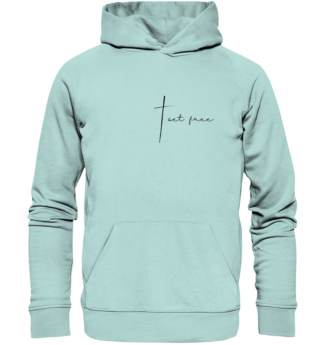 set free - Organic Basic Hoodie - wertvoll und geliebt 
