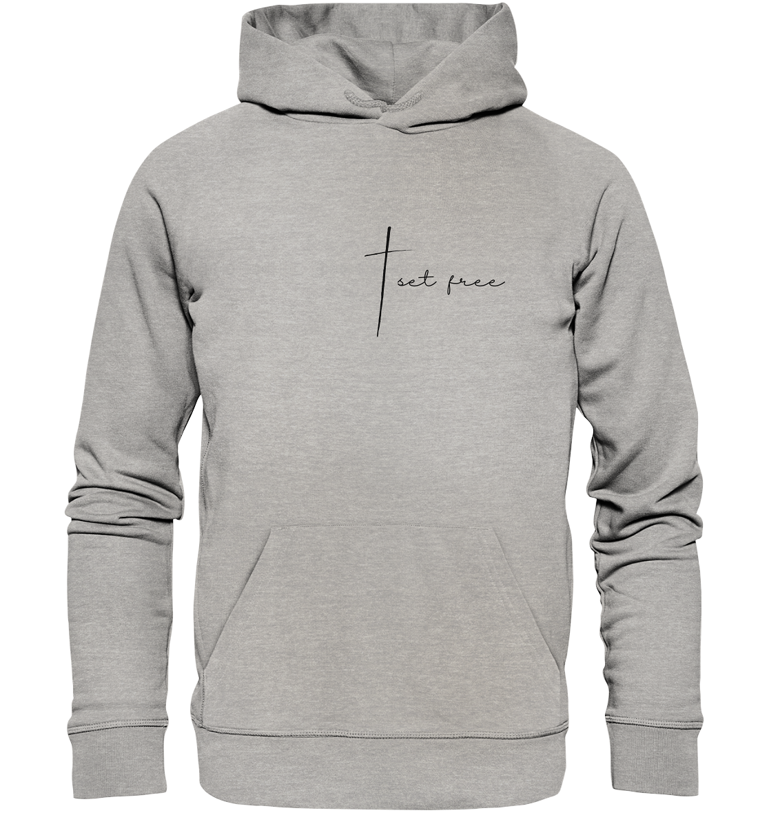 set free - Organic Basic Hoodie - wertvoll und geliebt 