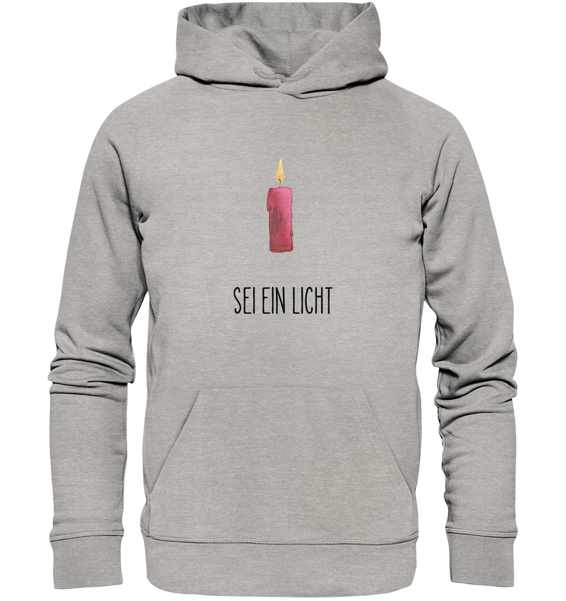 Sei ein Licht - Organic Basic Hoodie - wertvoll und geliebt 