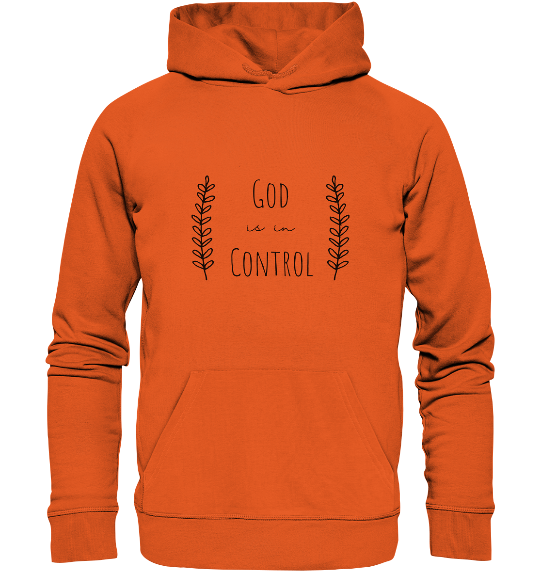 God is in control - Organic Basic Hoodie - wertvoll und geliebt 