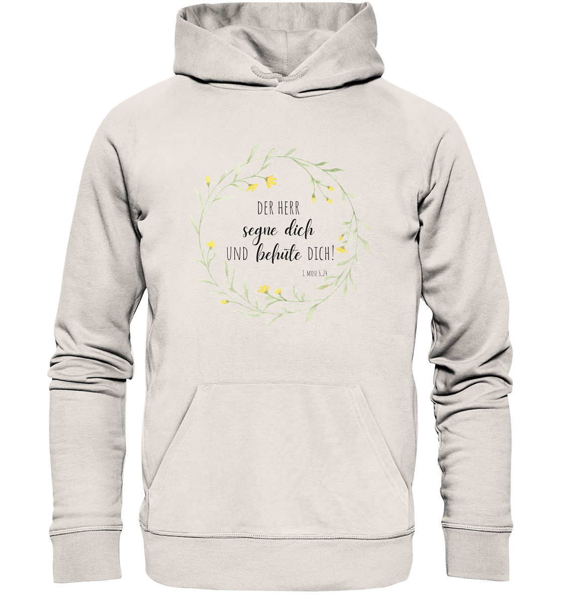 Der Herr segne Dich - Organic Basic Hoodie - wertvoll und geliebt 