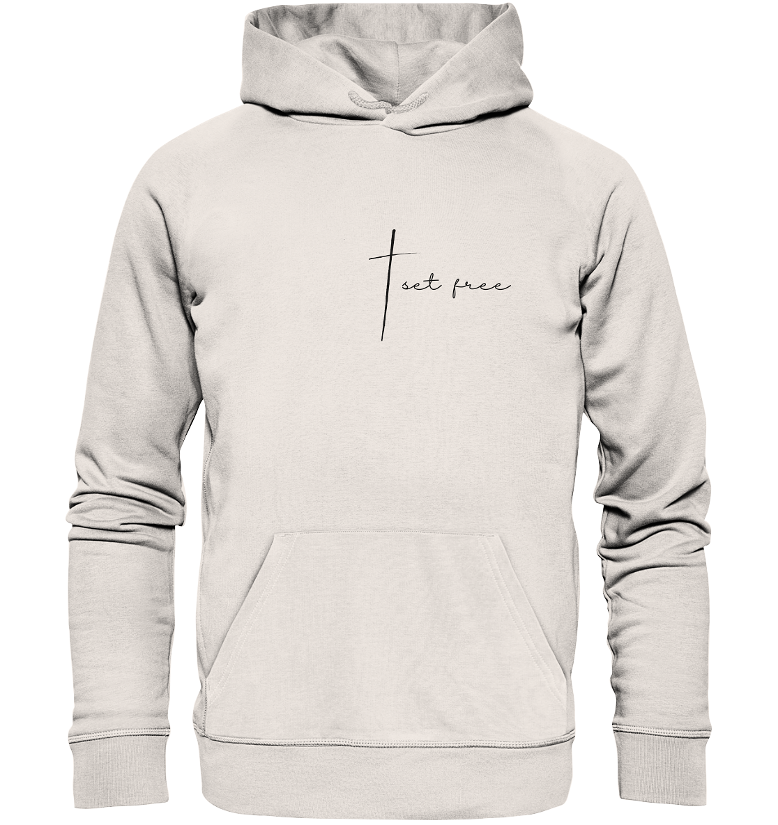 set free - Organic Basic Hoodie - wertvoll und geliebt 