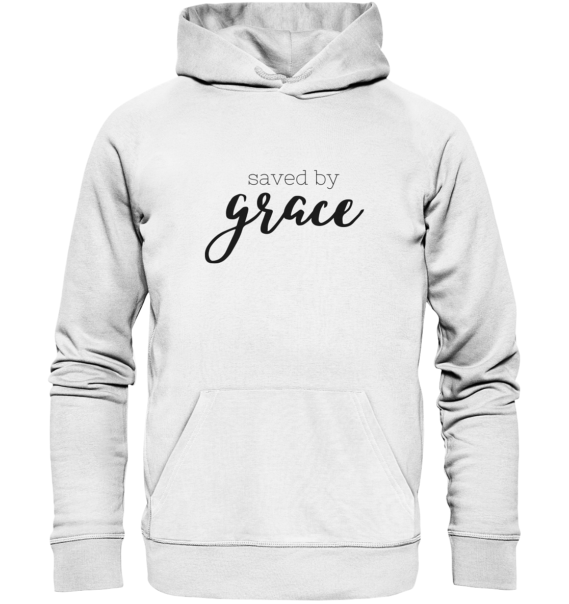 Saved by grace - Organic Basic Hoodie - wertvoll und geliebt 