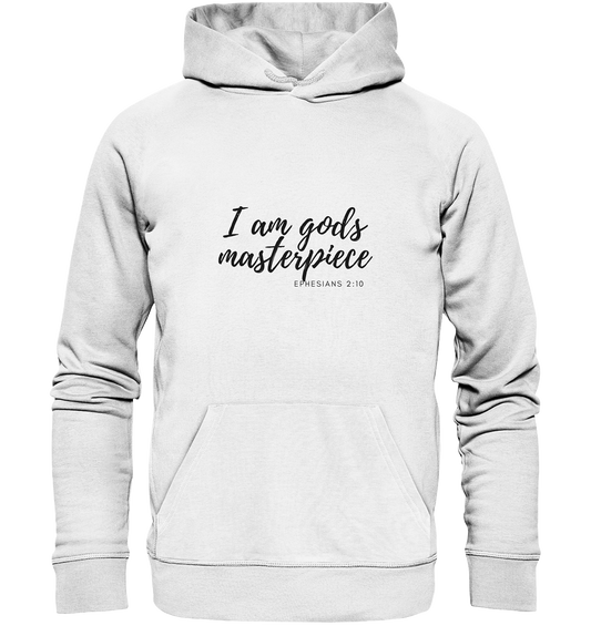 Gods Masterpiece - Organic Basic Hoodie - wertvoll und geliebt 