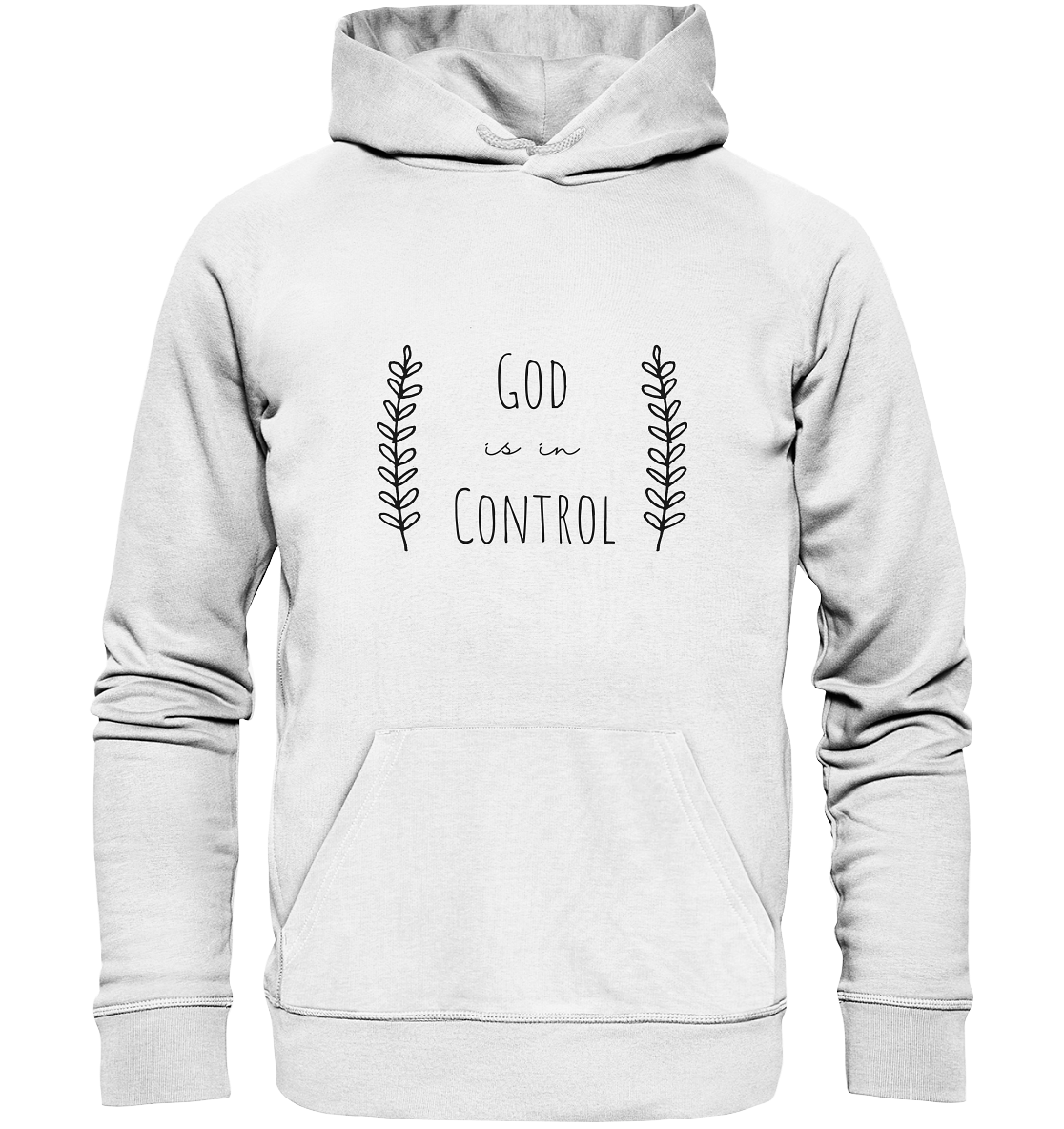 God is in control - Organic Basic Hoodie - wertvoll und geliebt 