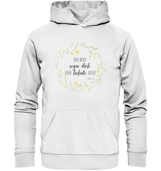 Der Herr segne Dich - Organic Basic Hoodie - wertvoll und geliebt 