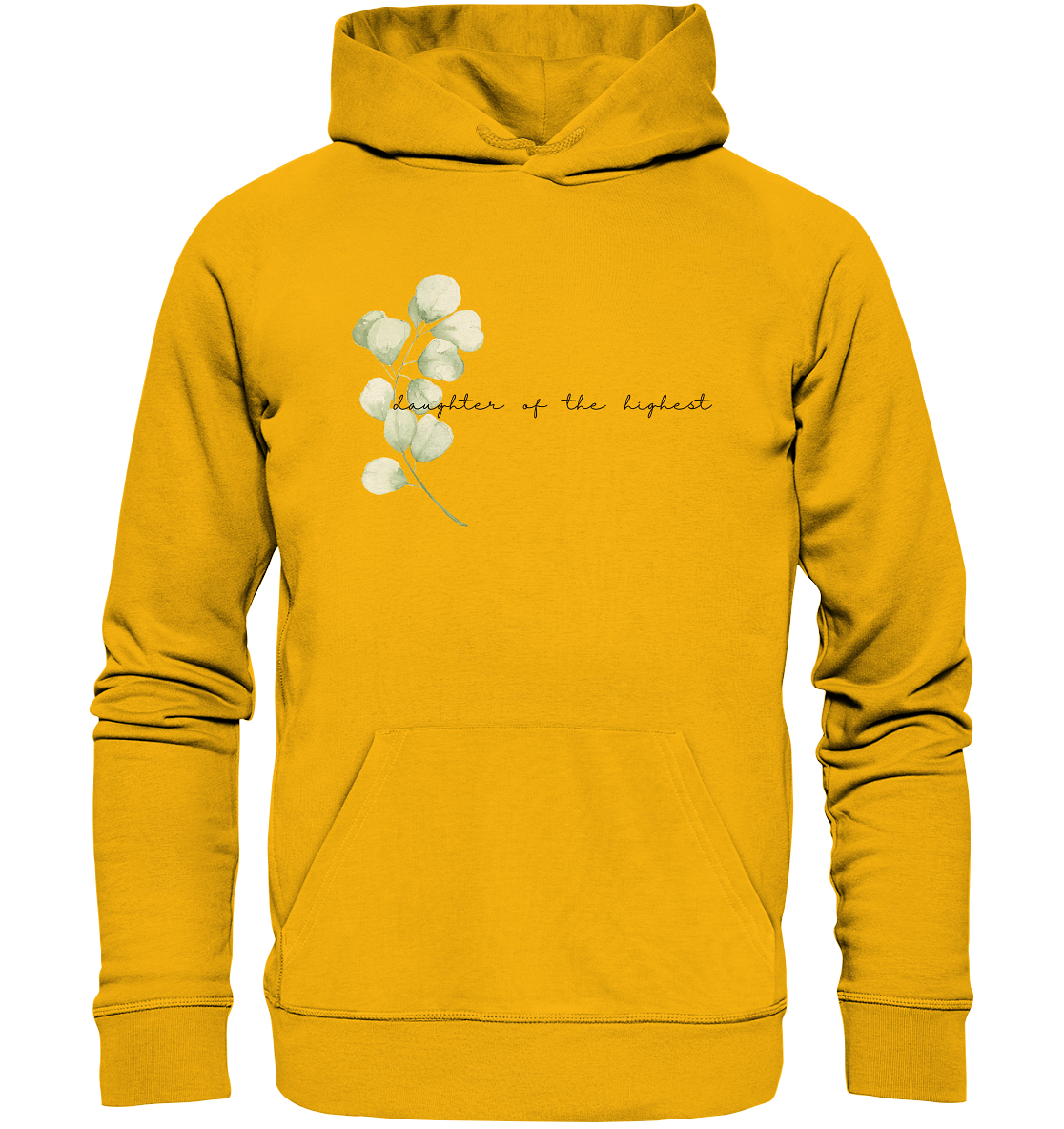 daughter of the highest - Organic Basic Hoodie - wertvoll und geliebt 