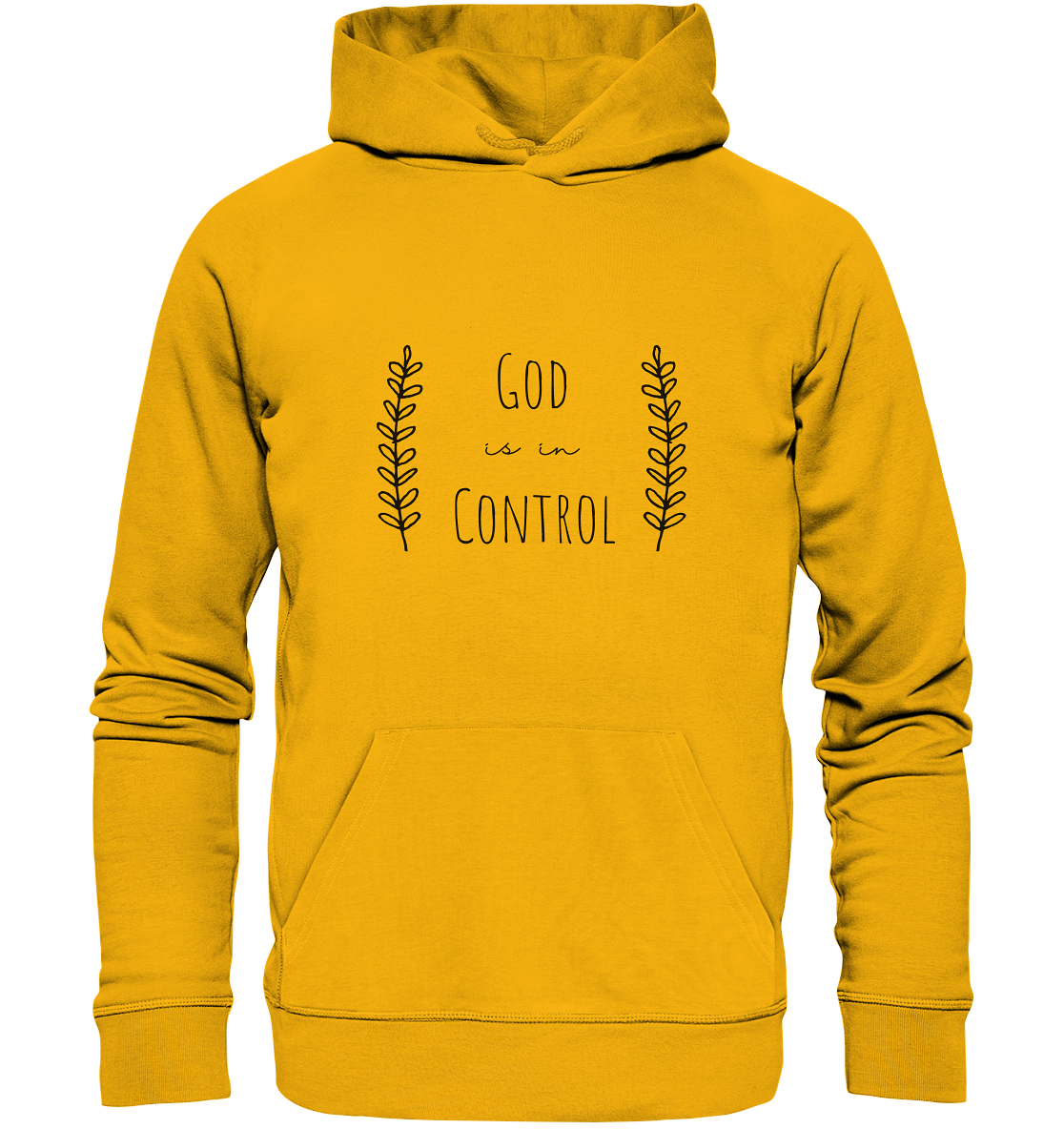 God is in control - Organic Basic Hoodie - wertvoll und geliebt 