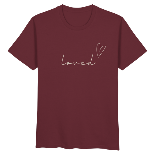 loved - Organic Basic Shirt - wertvoll und geliebt 