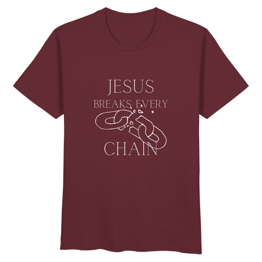 Jesus breaks every chain - Organic Basic Shirt - wertvoll und geliebt 